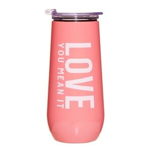 Champagne Tumblers - Love You, Mean It - NEW